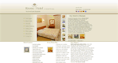 Desktop Screenshot of hotelsolympia.gr